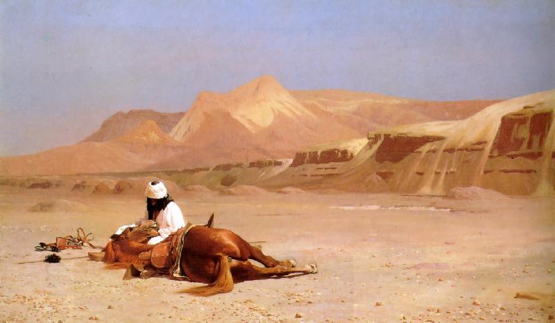 Jean Leon Gerome The Arab and his Steed China oil painting art